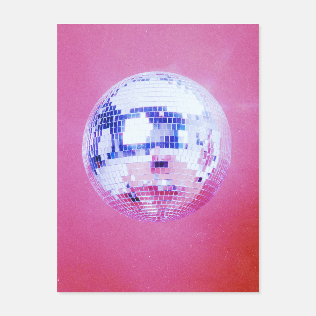 Custom Disco Ball Can Cooler (Set of 10) - Sprinkled With Pink