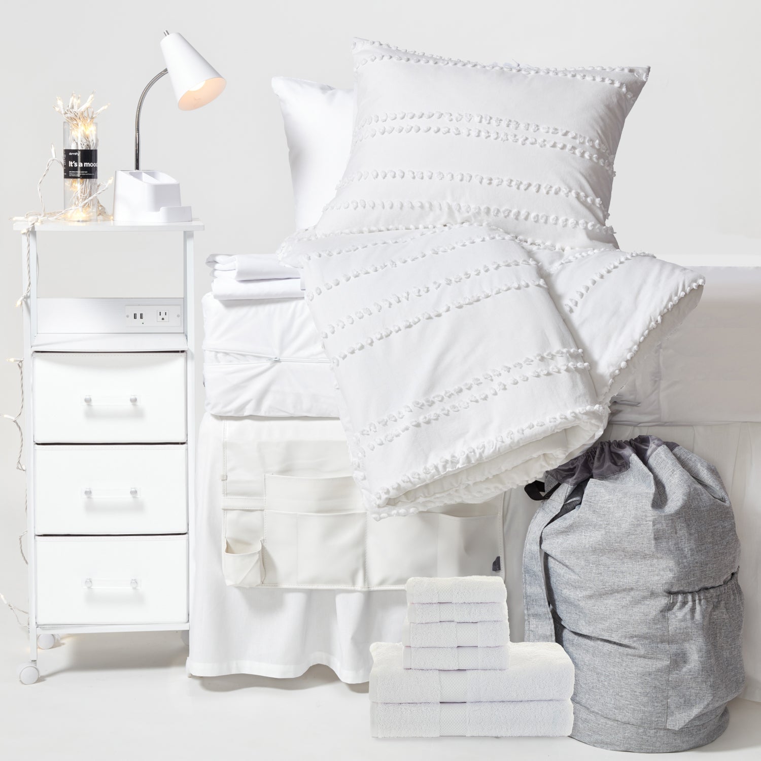 15 Piece Ultimate Dorm Bundle | Dorm Essentials - Dormify