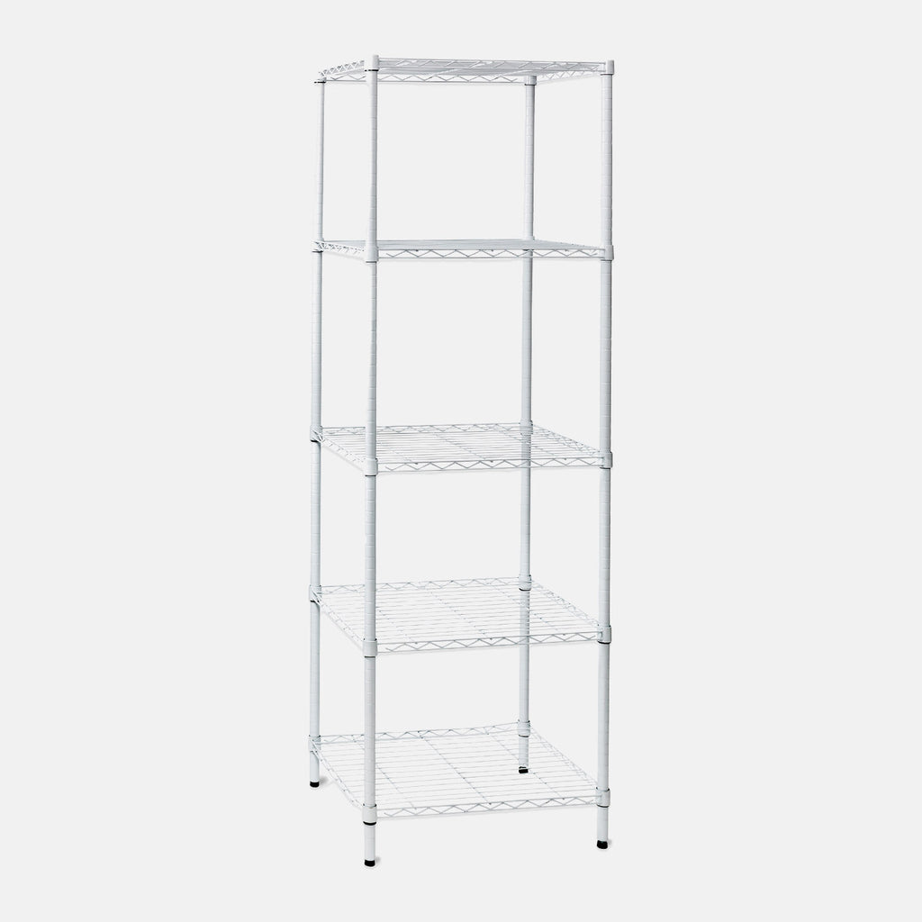 5 tier storage shelf heavy duty