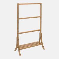 3-Tier Bamboo Towel Storage Rack