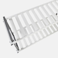 2-Tier Tubular Metal Shoe Rack