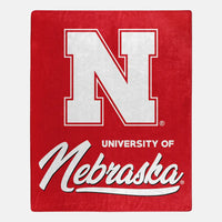 Nebraska Signature College Throw Blanket