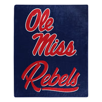 Ole Miss Signature College Throw Blanket