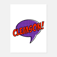 Clemson, College! Print by Paisley Flammenbaum