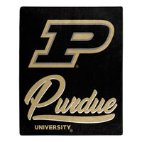 Purdue Signature College Throw Blanket