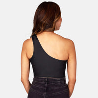 Georgia Southern Black One Shoulder Top