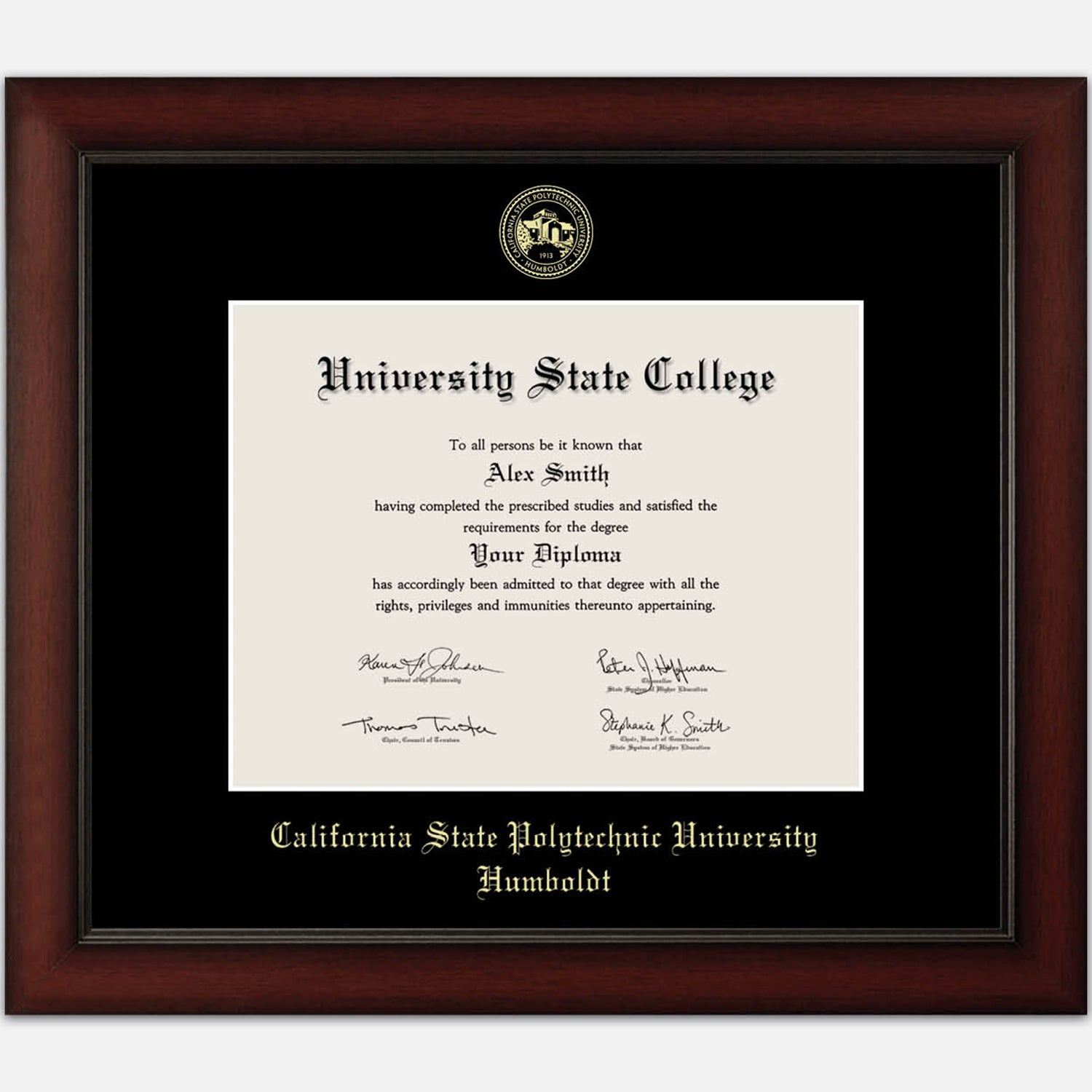 California State Polytechnic University, Humboldt Traditional Frame ...