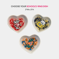 Collegiate Heart Ring Dish