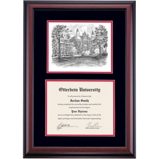 Otterbein Premier Towers Hall Diploma Frame | Dorm Essentials – Dormify