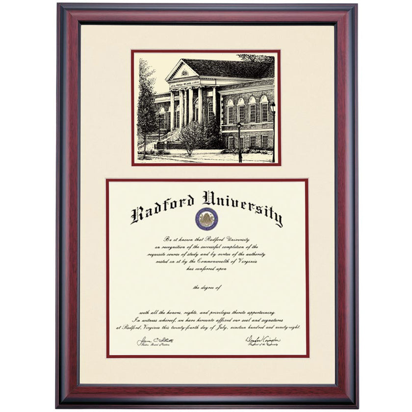 Radford Premier McConnell Library Diploma Frame | Dorm Essentials – Dormify