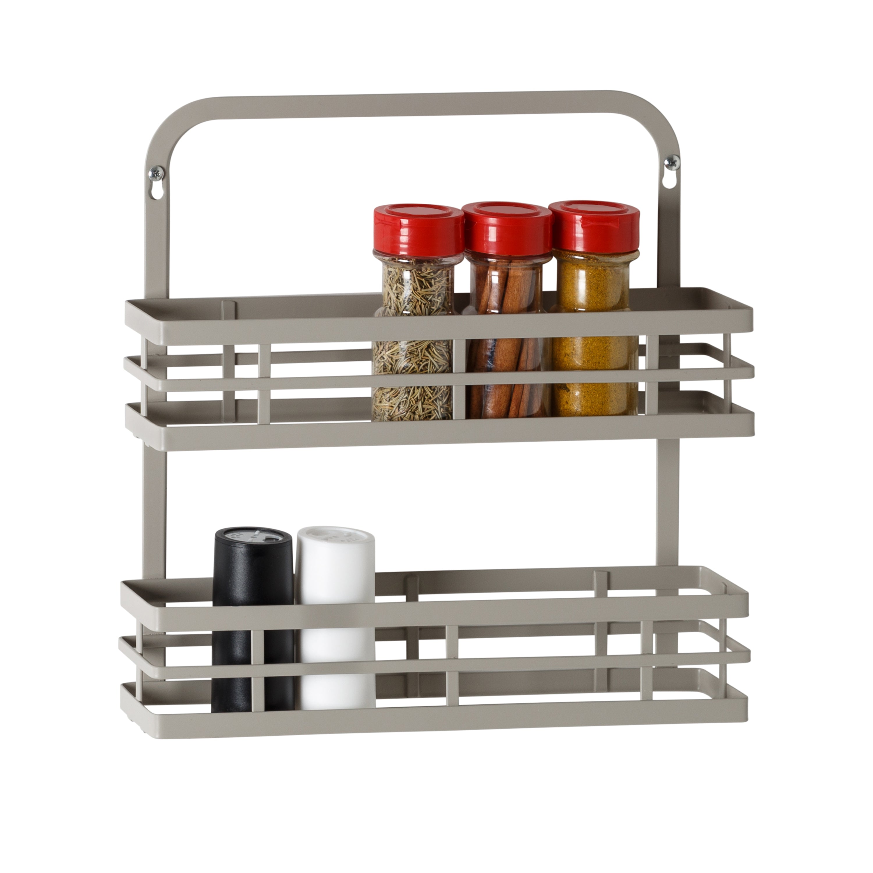 Narrow over the discount door spice rack