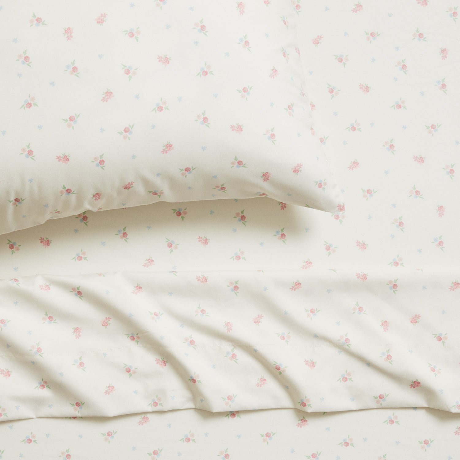 Isabel Floral Sheet Set | Dorm Essentials - Ivory / Twin XL - Dormify