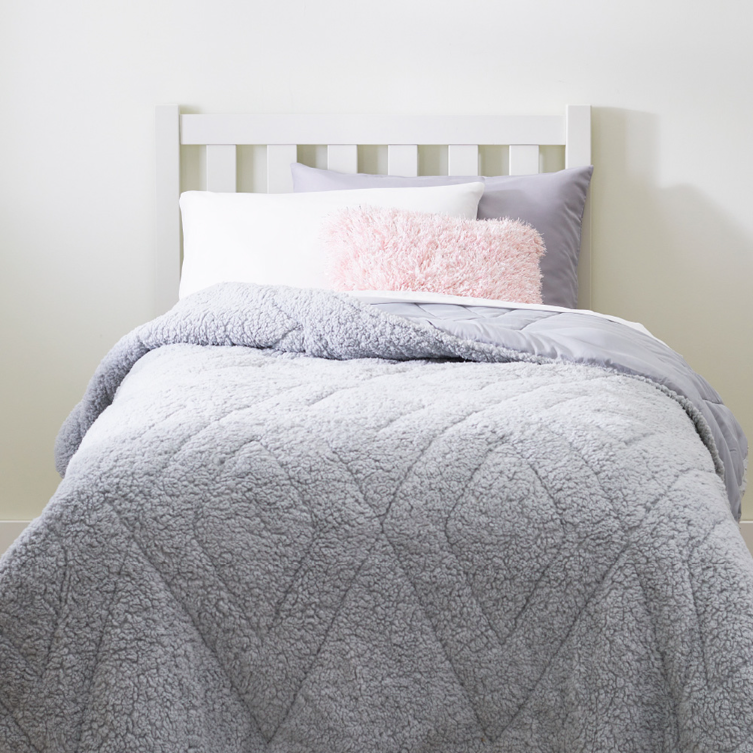 Core 24-Piece Dorm Bundle | Dorm Essentials - Grey Plaid - Dormify