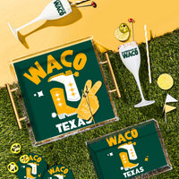 Baylor Kickoff College Town Acrylic Drink Coasters