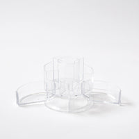 Clear Round Beauty Organizer