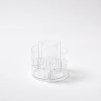 Clear Round Beauty Organizer