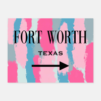 Blue/Pink;fort worth