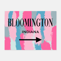 Blue/Pink;bloomington