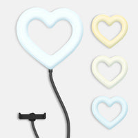 Dixie & Charli LED Heart Ring Light