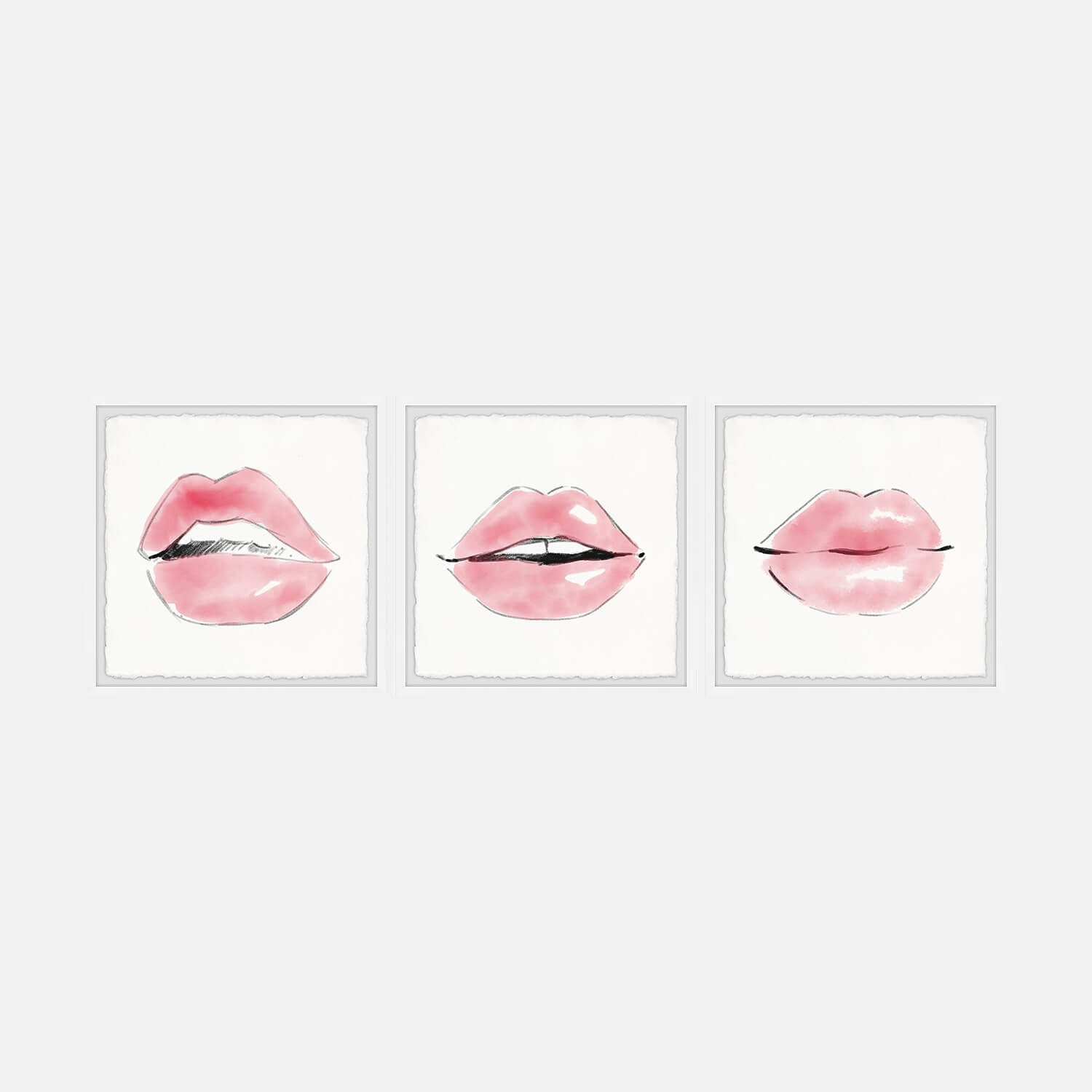 How to Draw Lips Step by Step - EasyLineDrawing