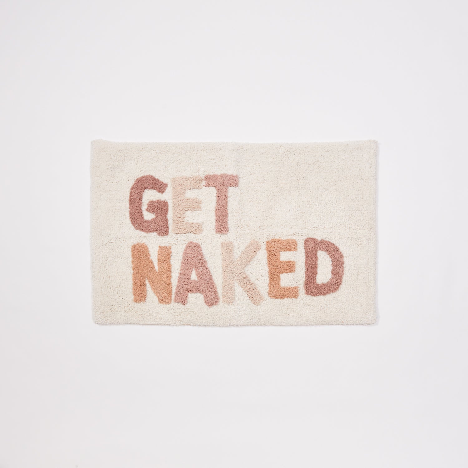 Get Naked Pink & Red Bath Mat