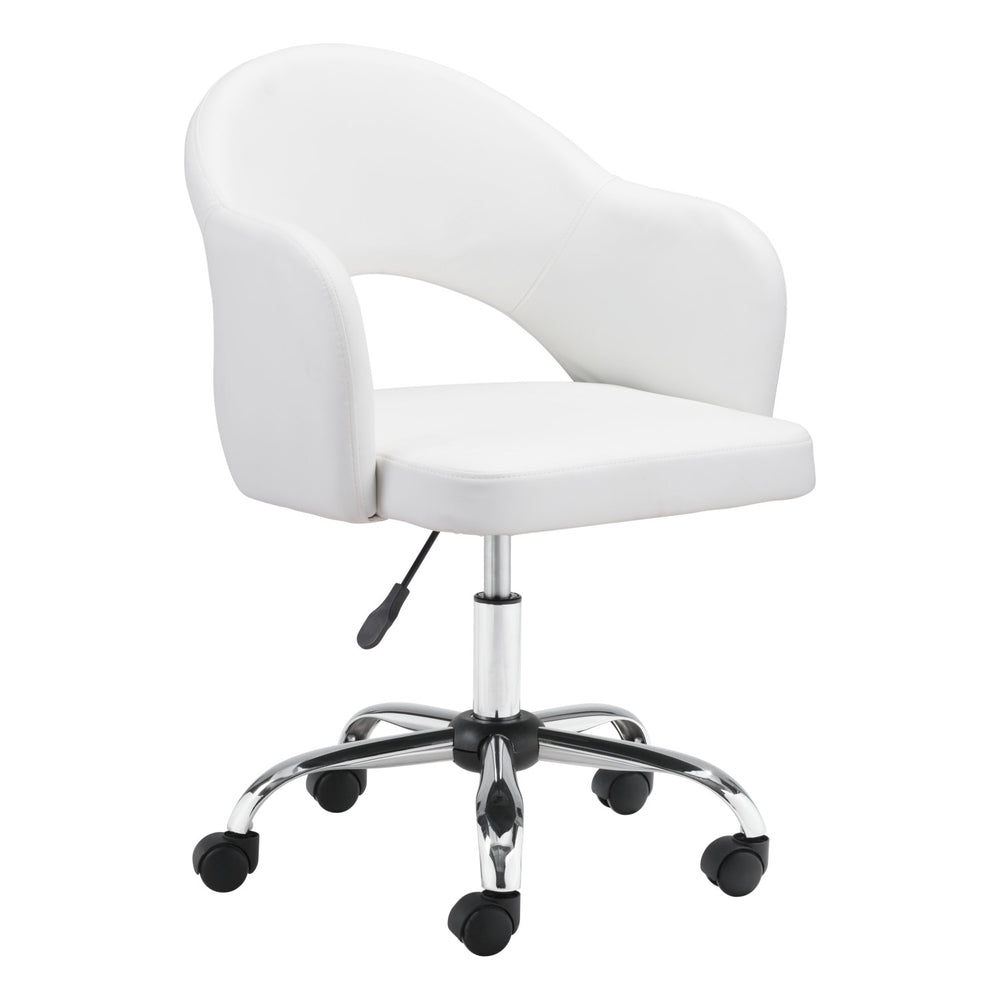 Cushioned Desk Chair - Light Grey - Dormify